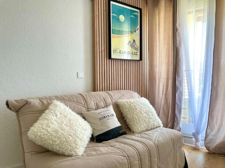 Апартаменты Caporizon-Baillenia-T1 Vue Montagne - Piscine St Jean De Luz Сен-Жан-де-Люз Экстерьер фото